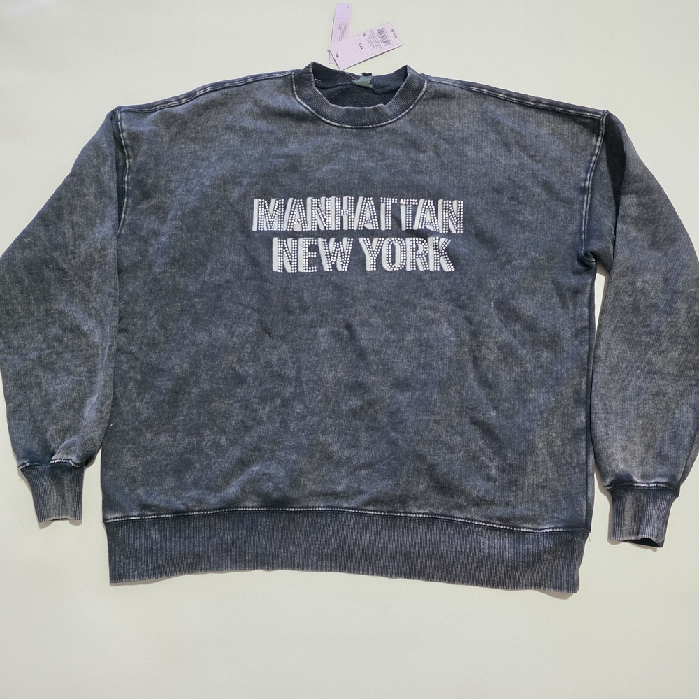 Wild Fable Oversized Sweater Pullover, Size XXS, Faded Black.